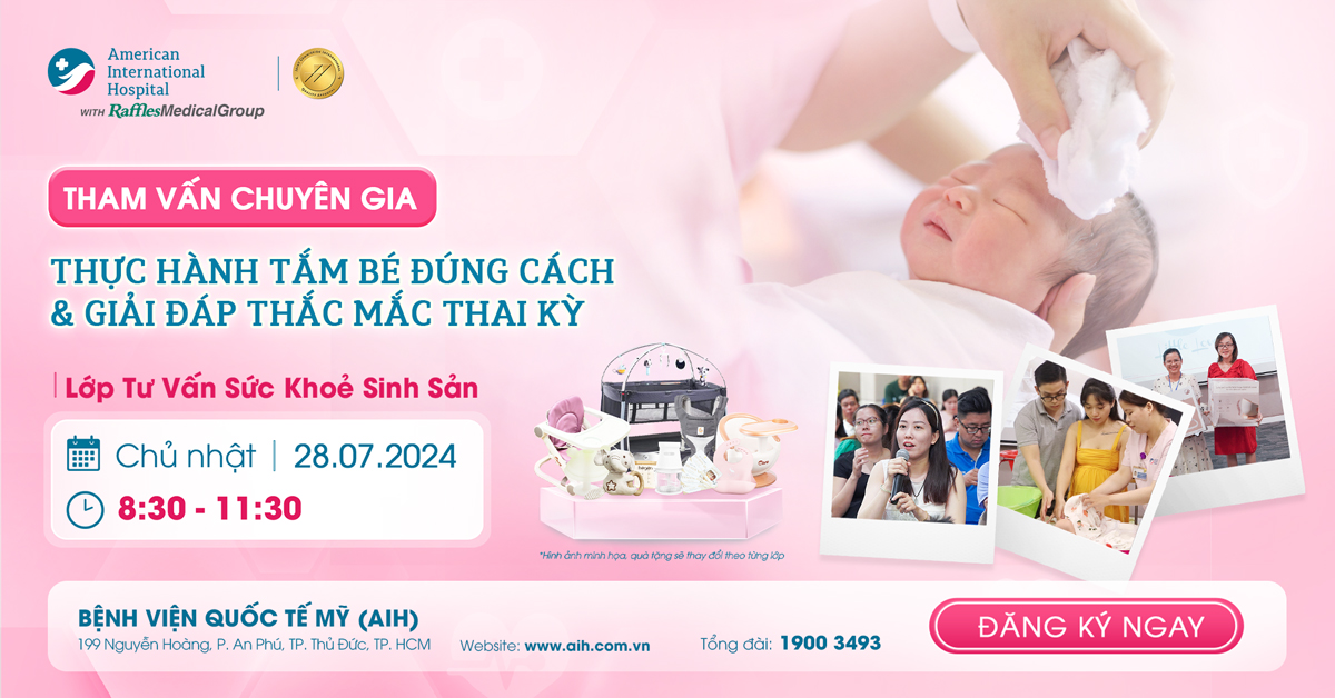 THỰC HÀNH TẮM BÉ & HỎI ĐÁP CÁC VẤN ĐỀ TRONG THAI KỲ