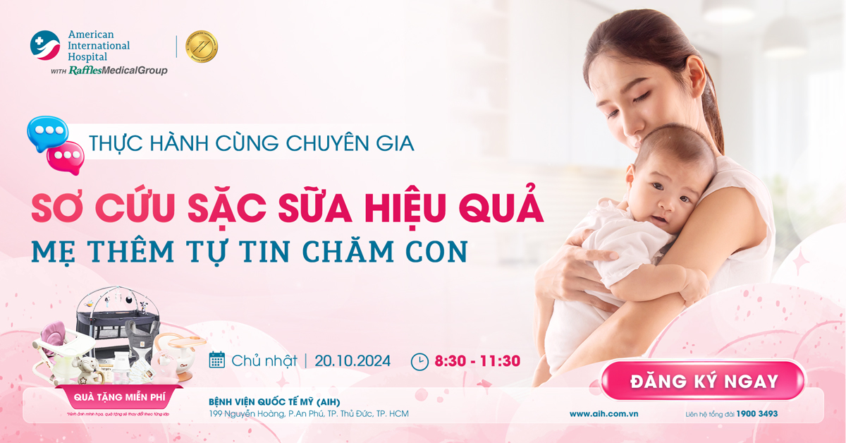 LƯU Ý KHI CHĂM SÓC TRẺ SƠ SINH & HƯỚNG DẪN CẤP CỨU SẶC SỮA