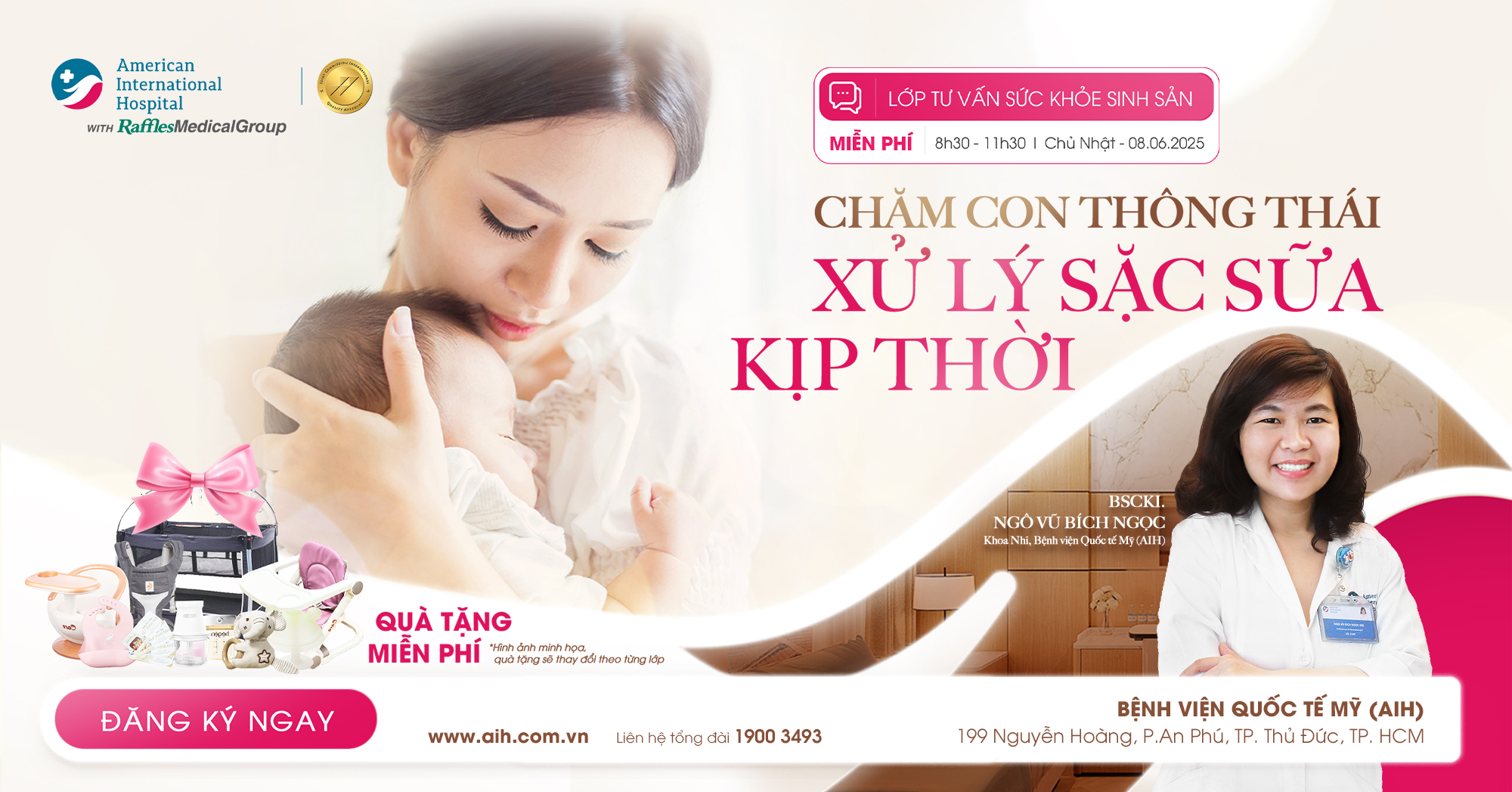 LƯU Ý KHI CHĂM SÓC TRẺ SƠ SINH & HƯỚNG DẪN CẤP CỨU SẶC SỮA